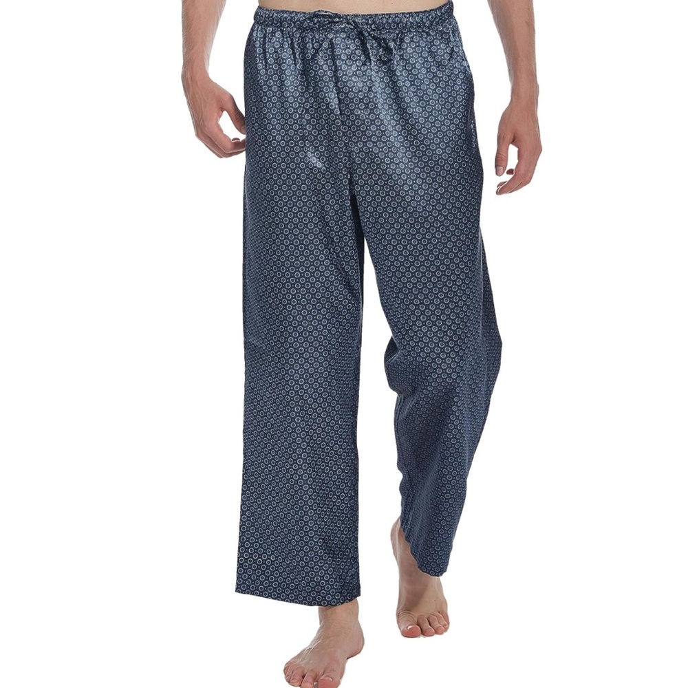 LAVENDERI Satin Pajama Pants with‎ Drawstring